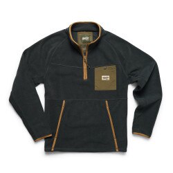 Howler Brothers Free Range Fleece Pullover Men's in Antique Black